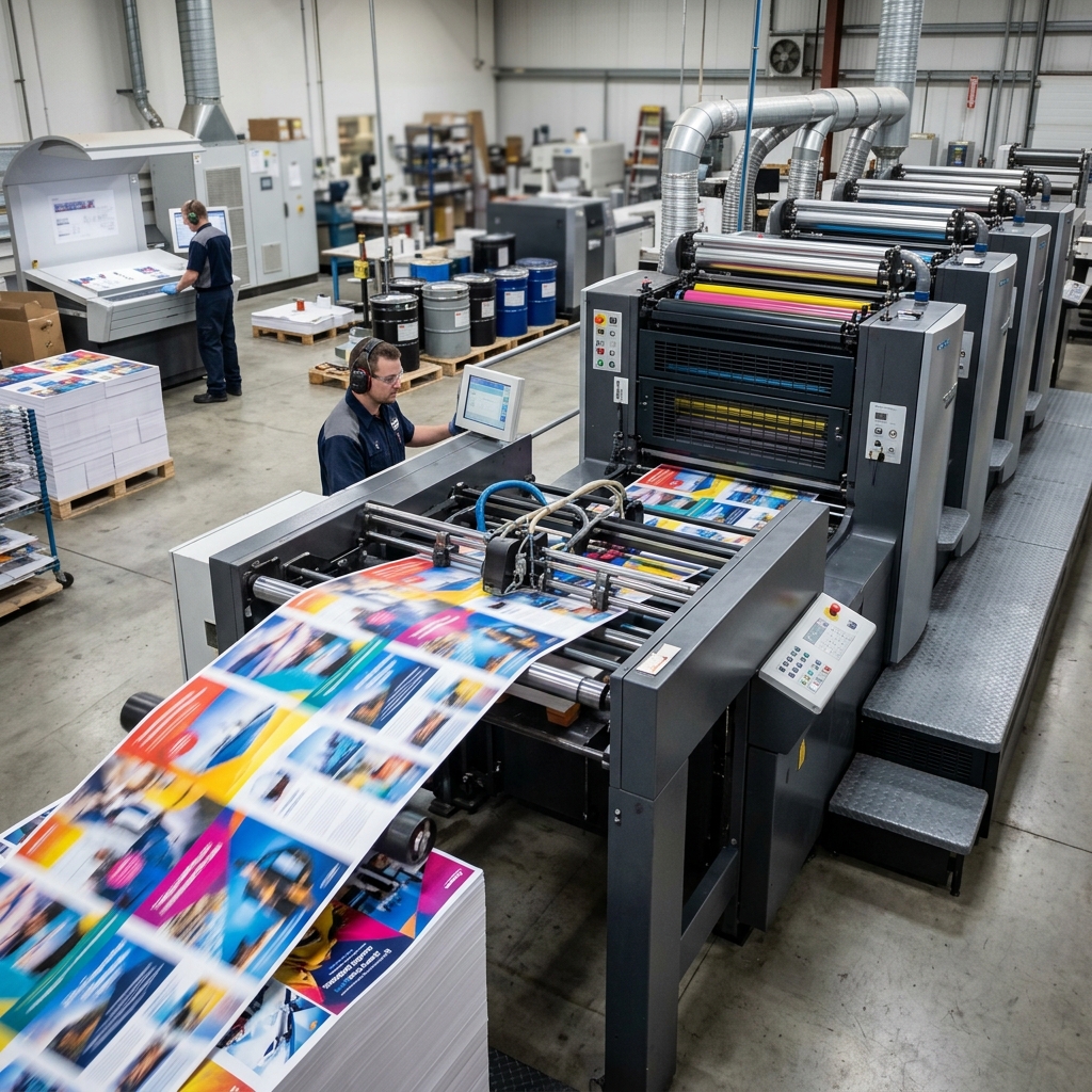 Offset printing machine Mumbai — Akritti Advertising